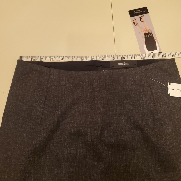 Stitch | Liverpool- Bia Pencil Grey Knit Skirt - Picture 8 of 9